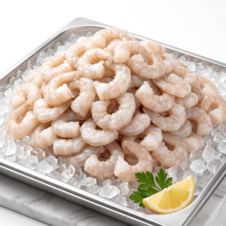 Camarão Branco Vannamei 80/100 Descascado Eviscerado - PCT 5KG