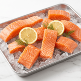 Filé de Salmão em Pedaços